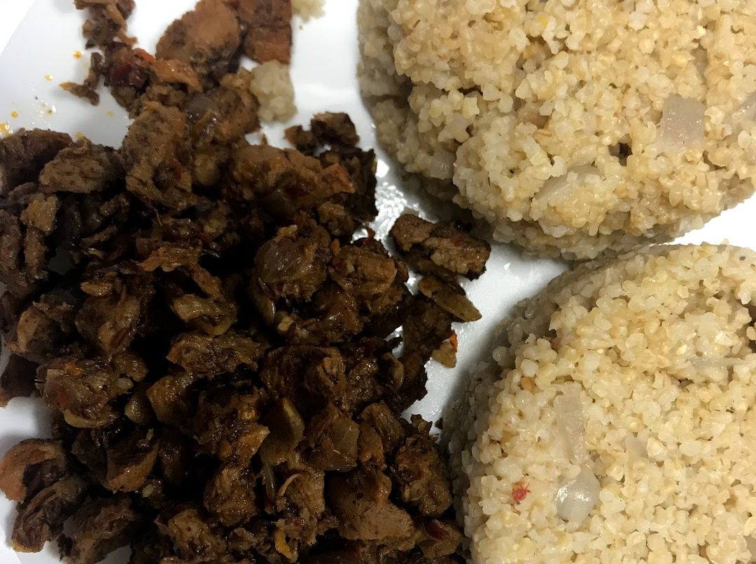 Keema with cauliflower rice