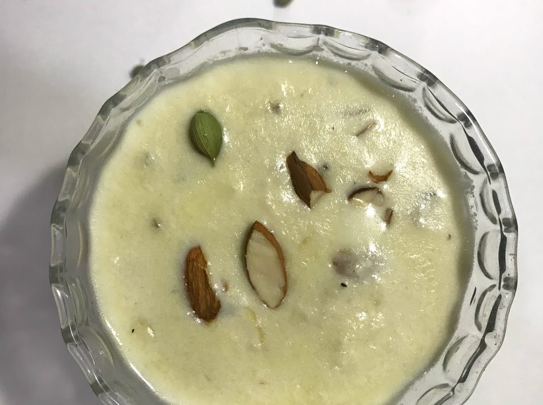 Low carb paneer kheer